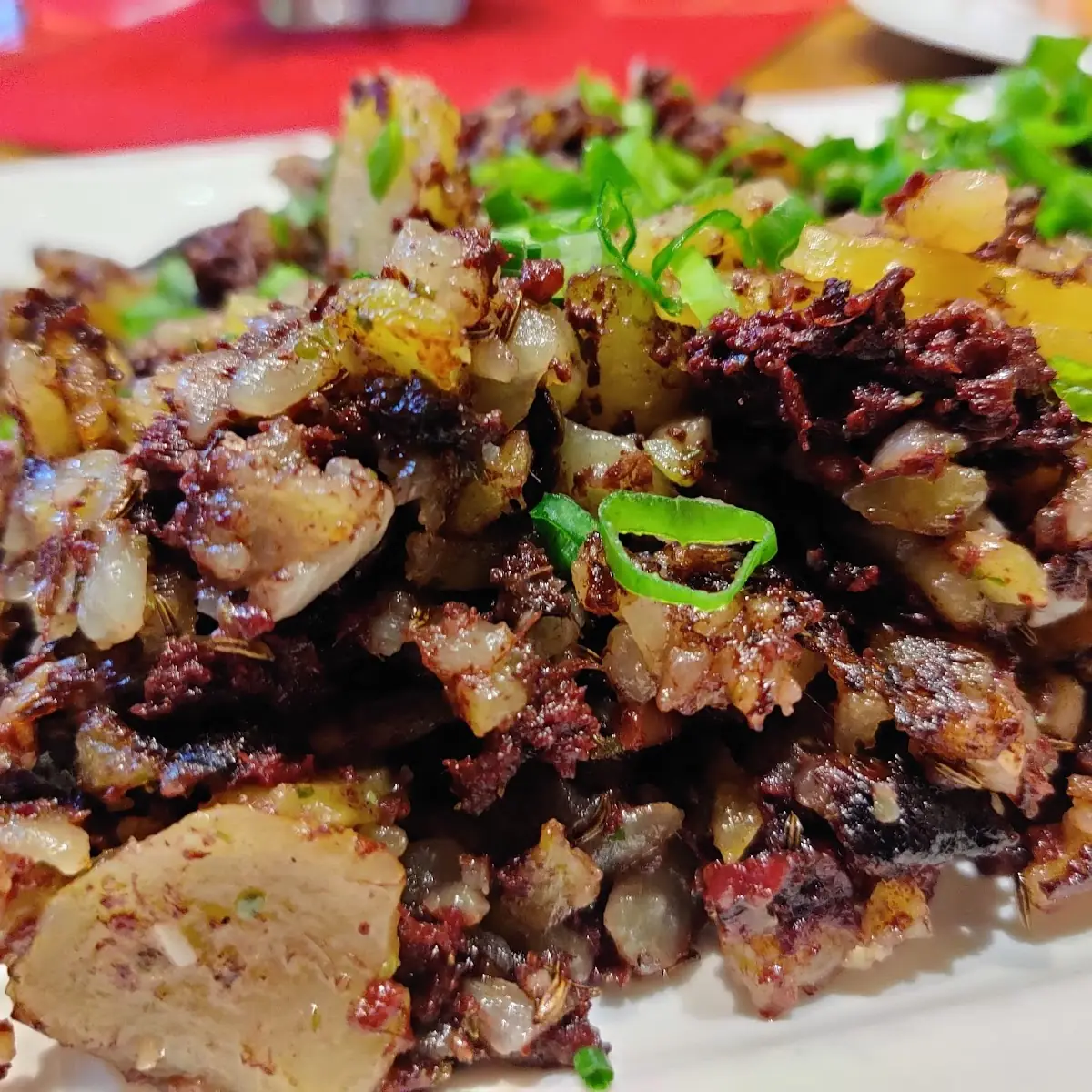Blutwurst Mit Bratkartoffeln