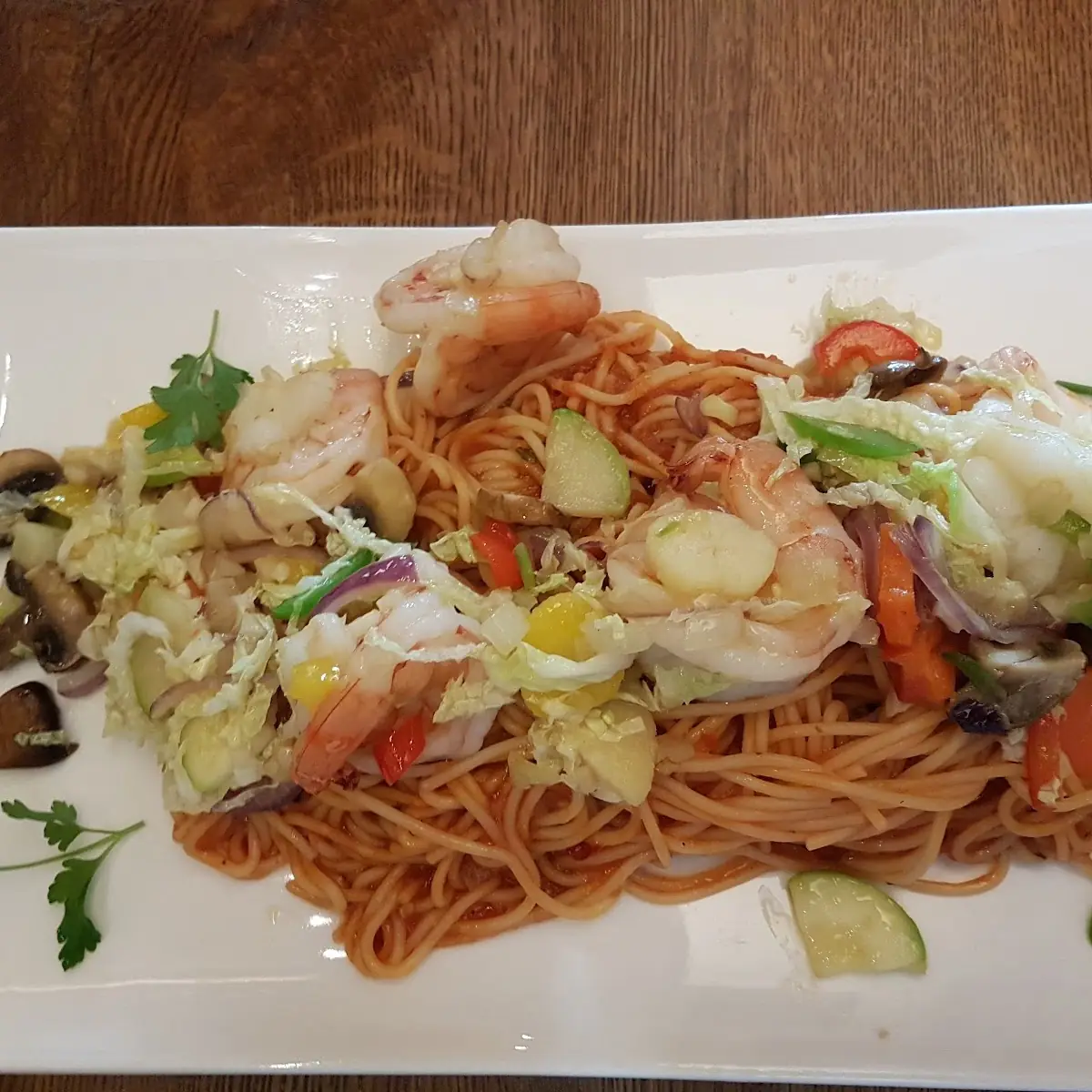 Garnelen Spaghetti