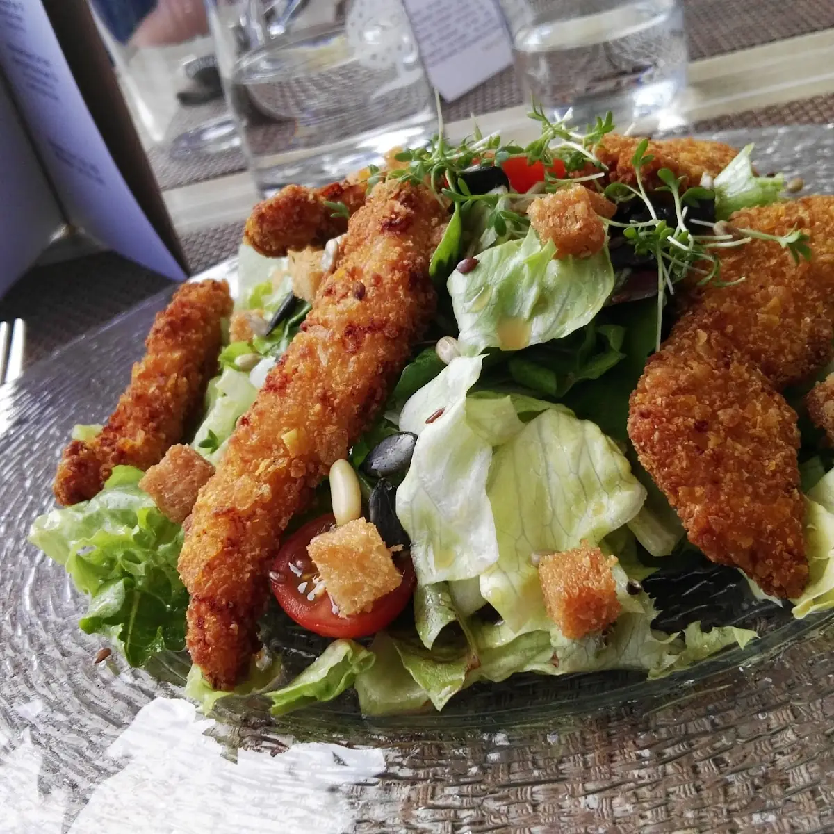 Crispy Chicken Salad