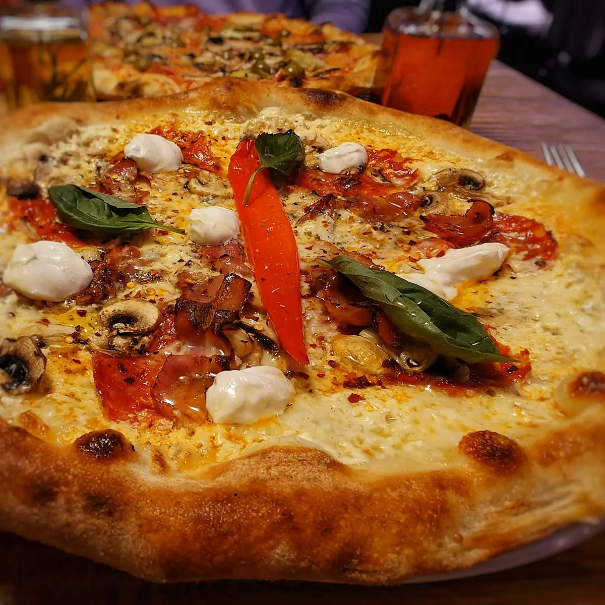 Pizza Monte Bianco