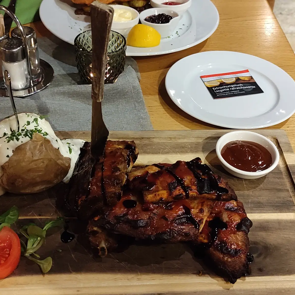 Spare Ribs Mit Ofenkartoffel