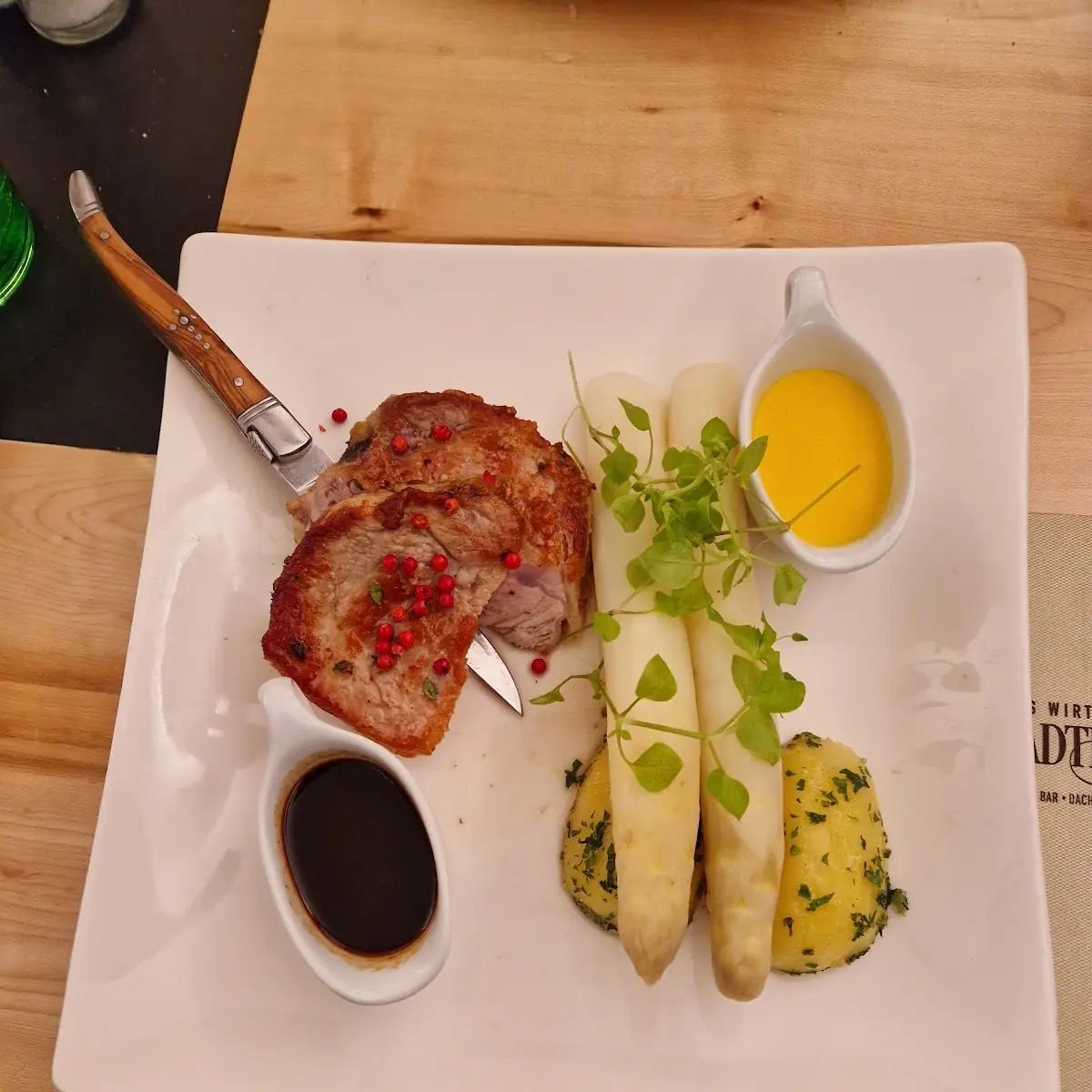Kalbskottelet Spargel