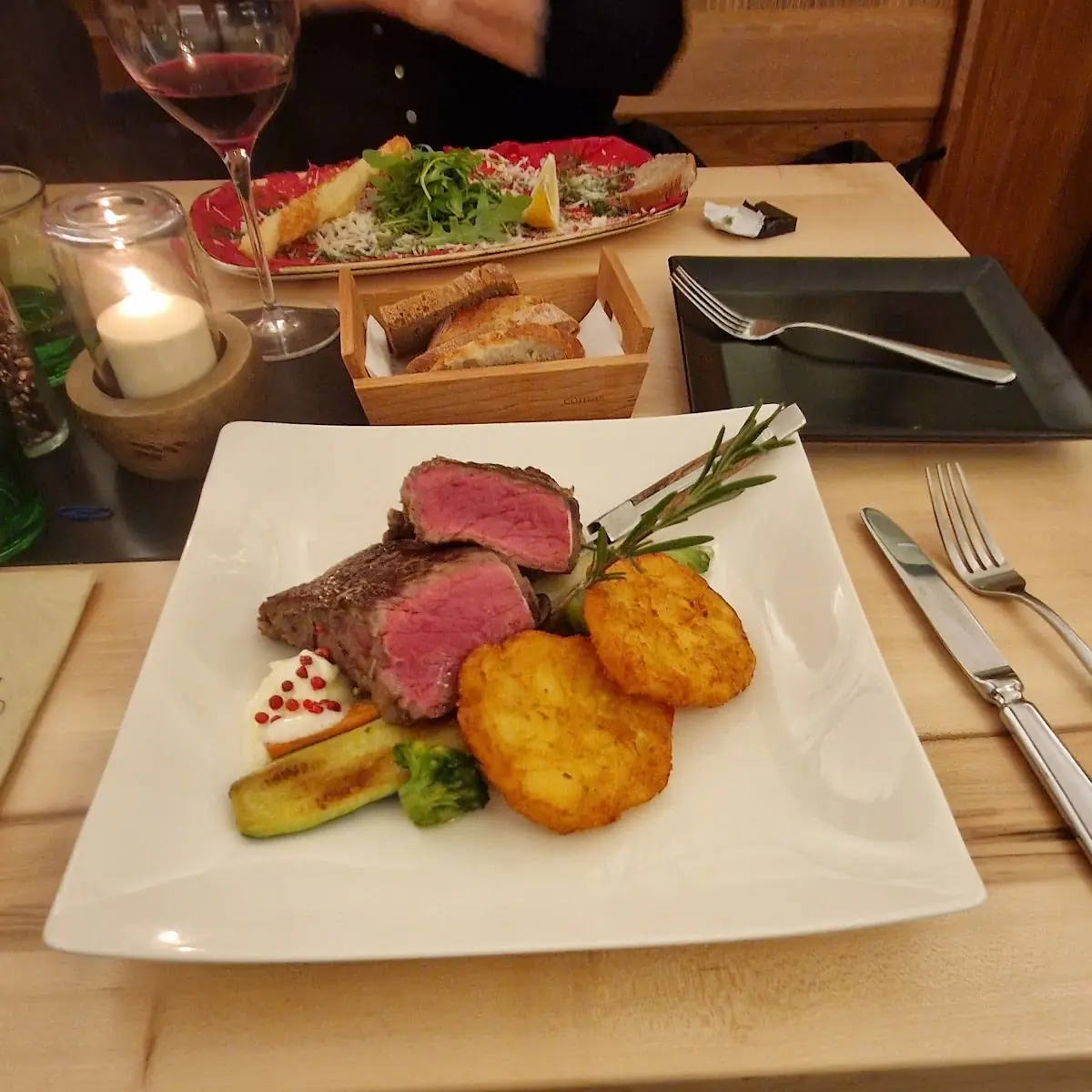 Rindsentrecote Rösti