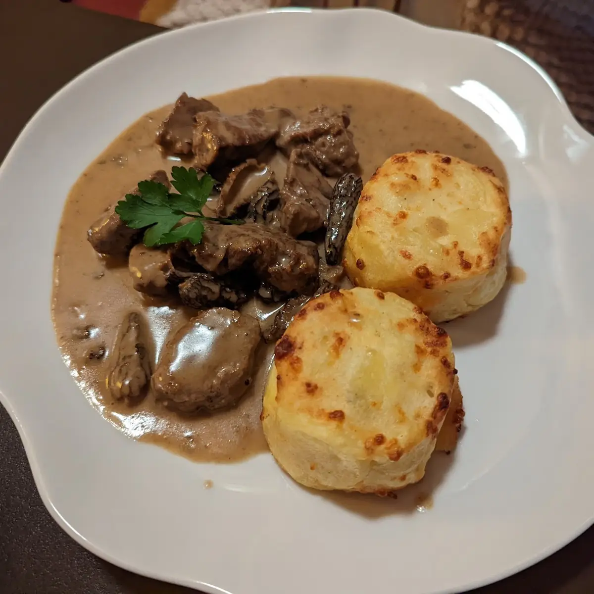 Rinderfiletspitzen In Morchelrahm