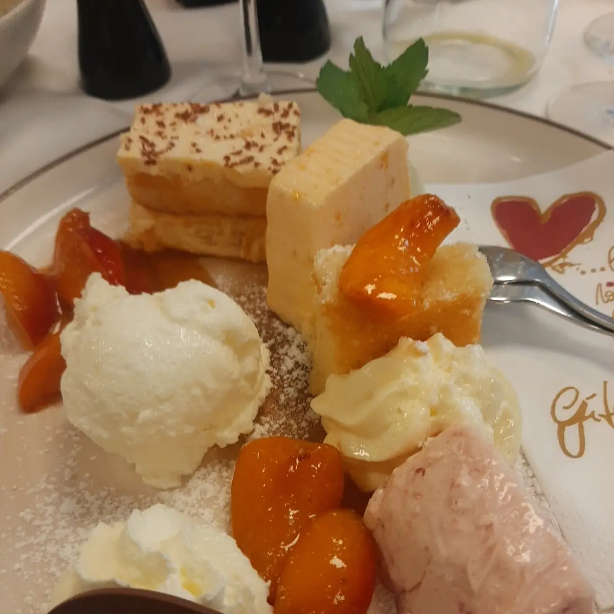 Dessertvariation Marille