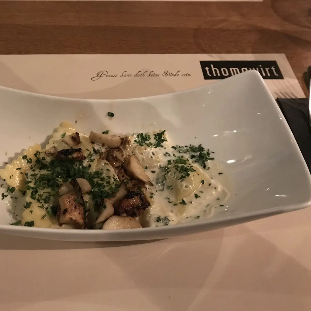 Steinpilz Ravioli