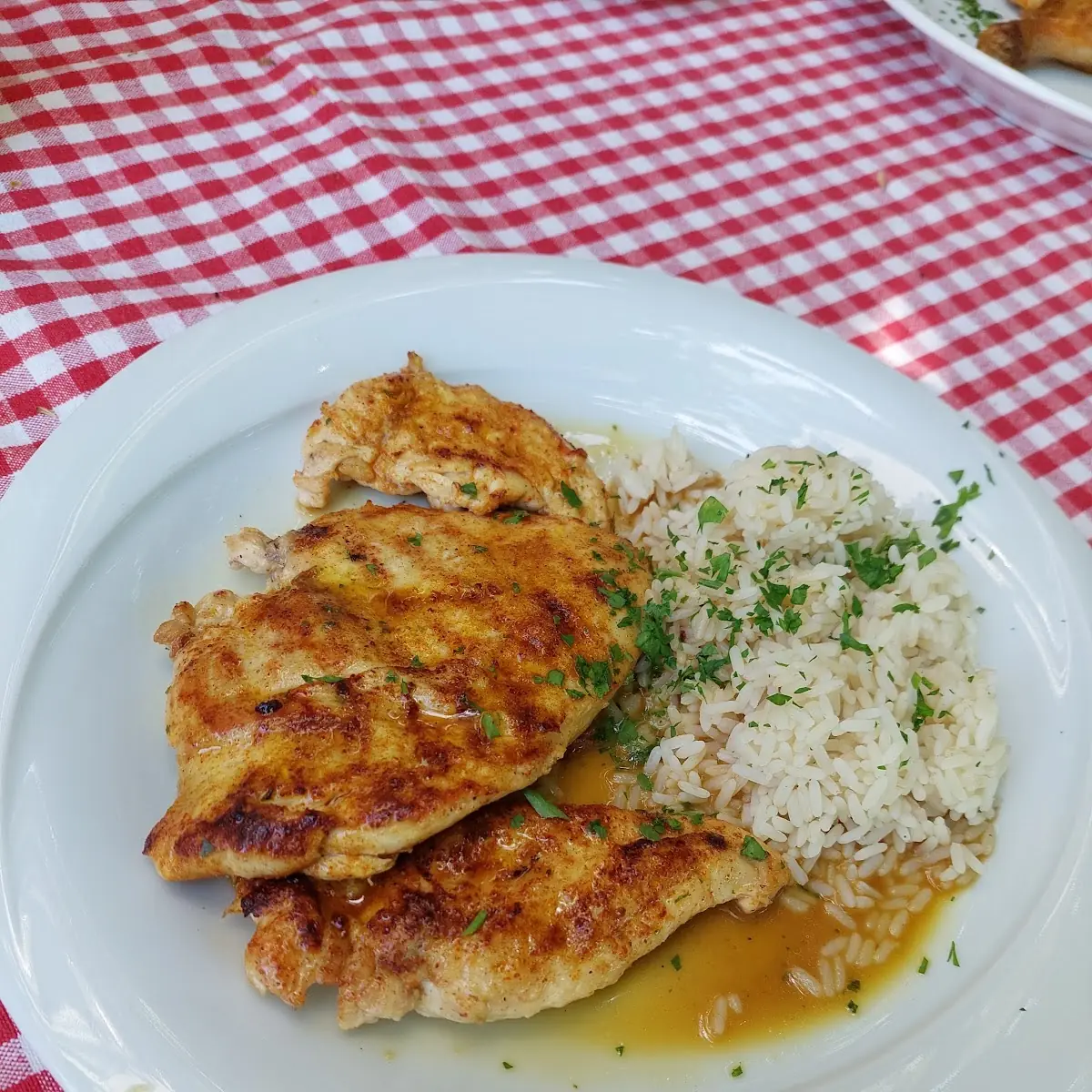 Hühnerfilet Mit Reis