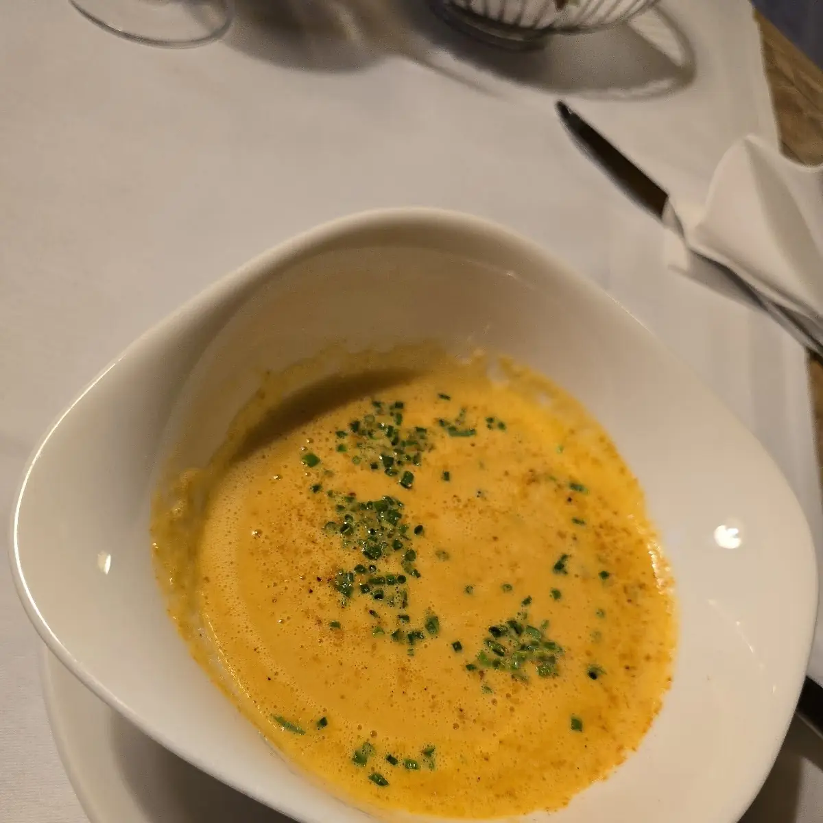 Kürbisschaumsuppe