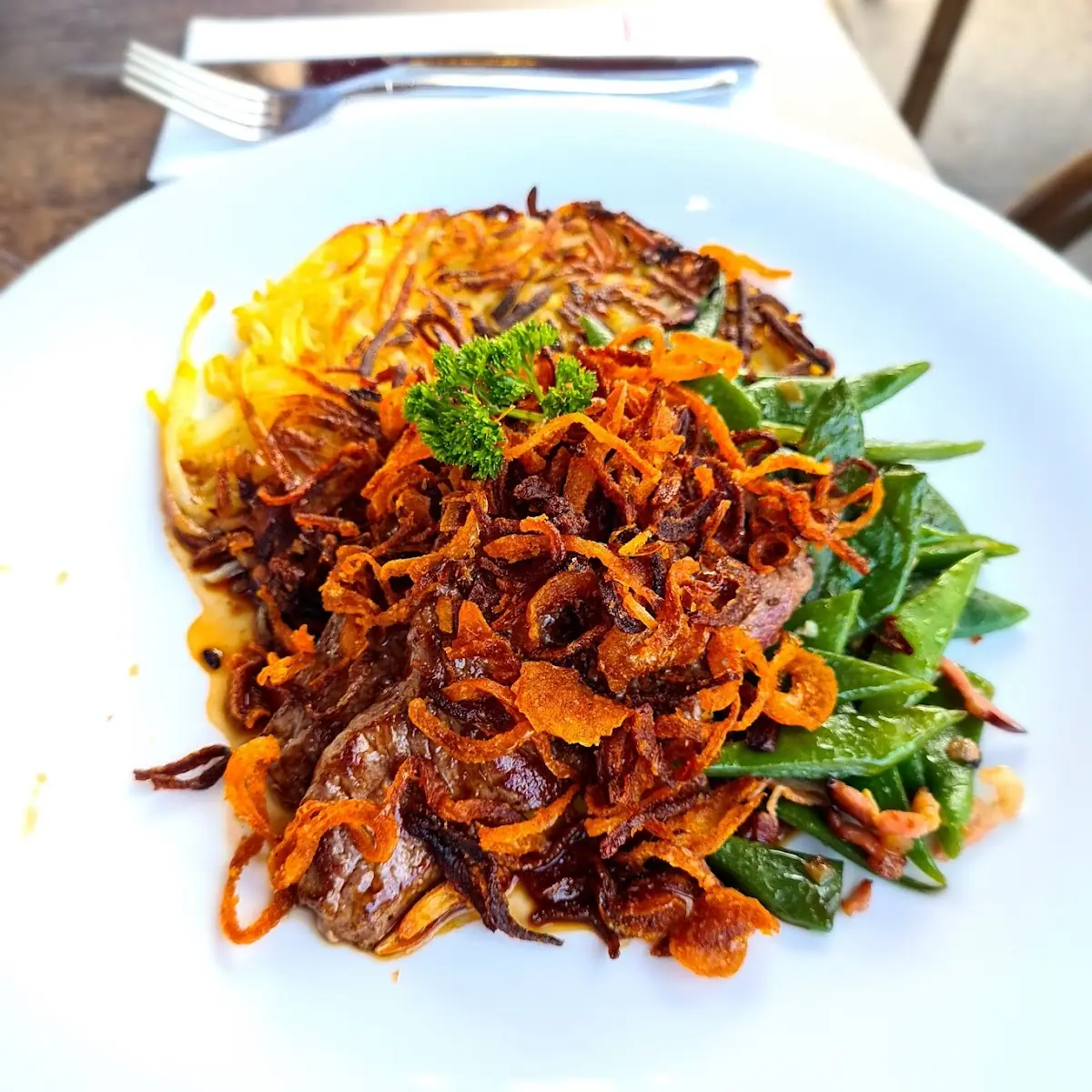 Zwiebelrostbraten