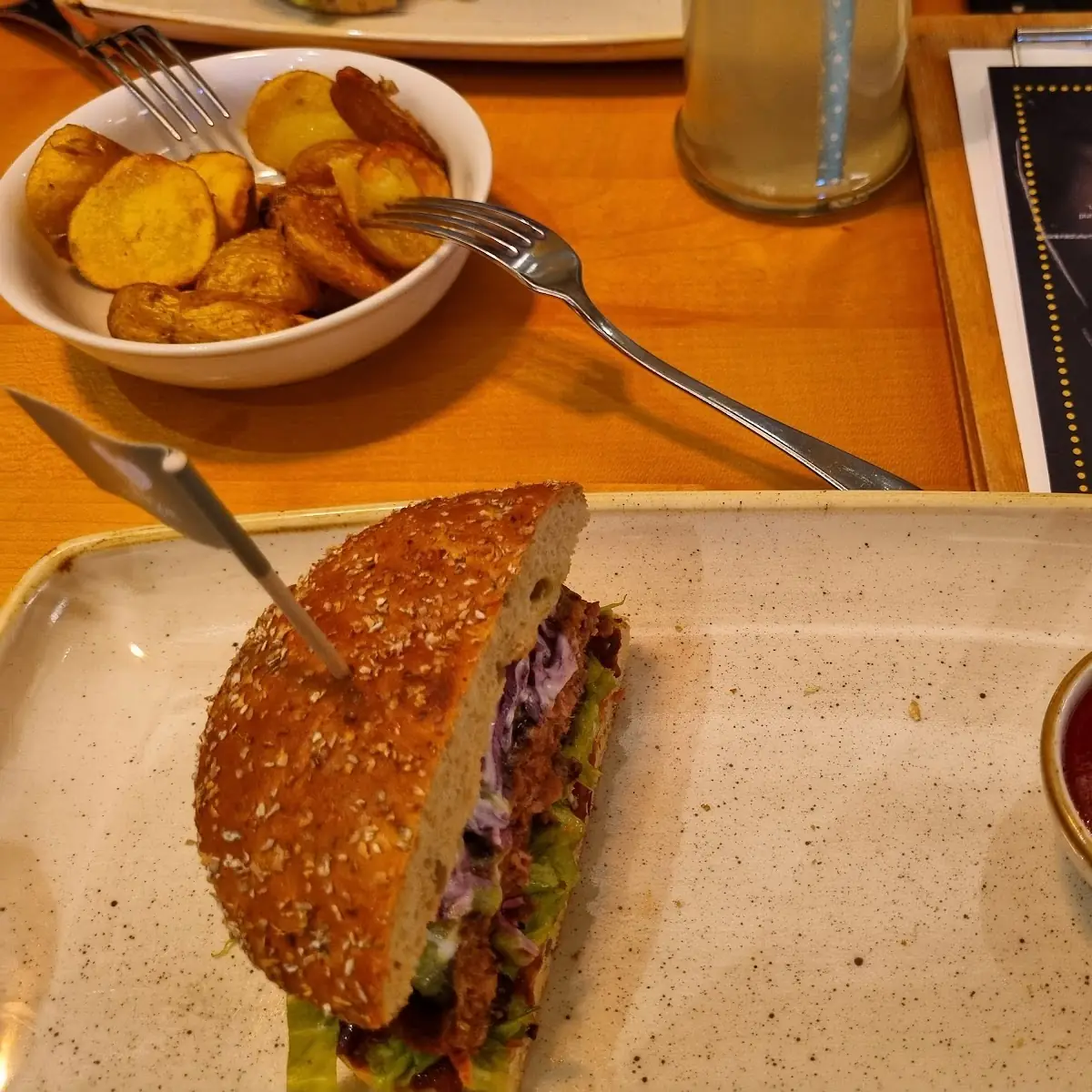Veganer Burger