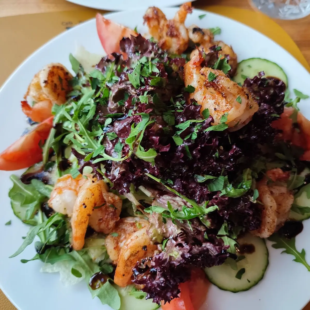 Salat Mit Garnelen