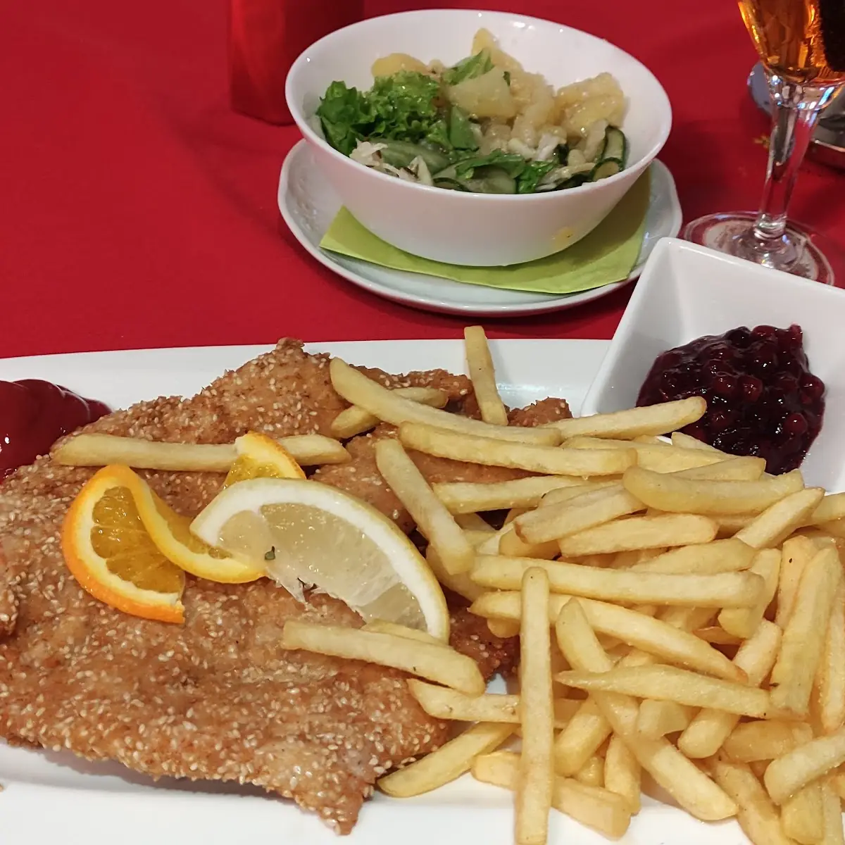 Puten Sesam Schnitzel