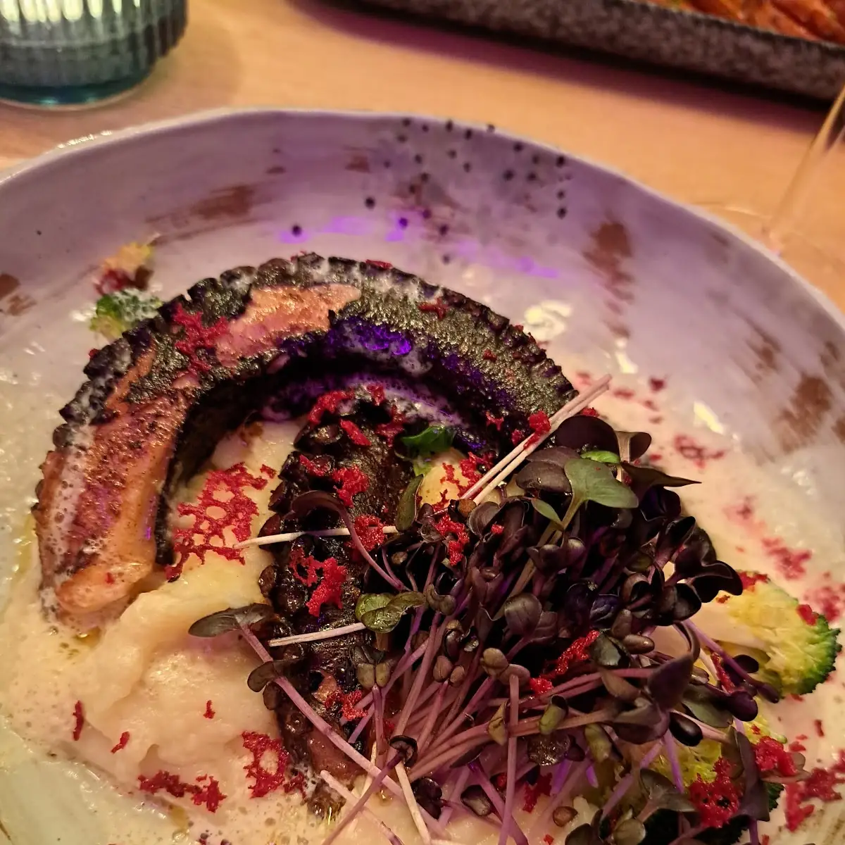 Octopus with Celery Puree