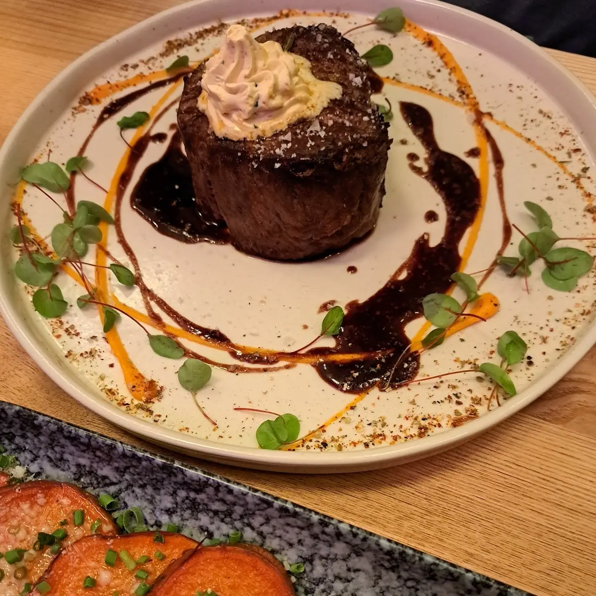 Steak with Sweet Potato