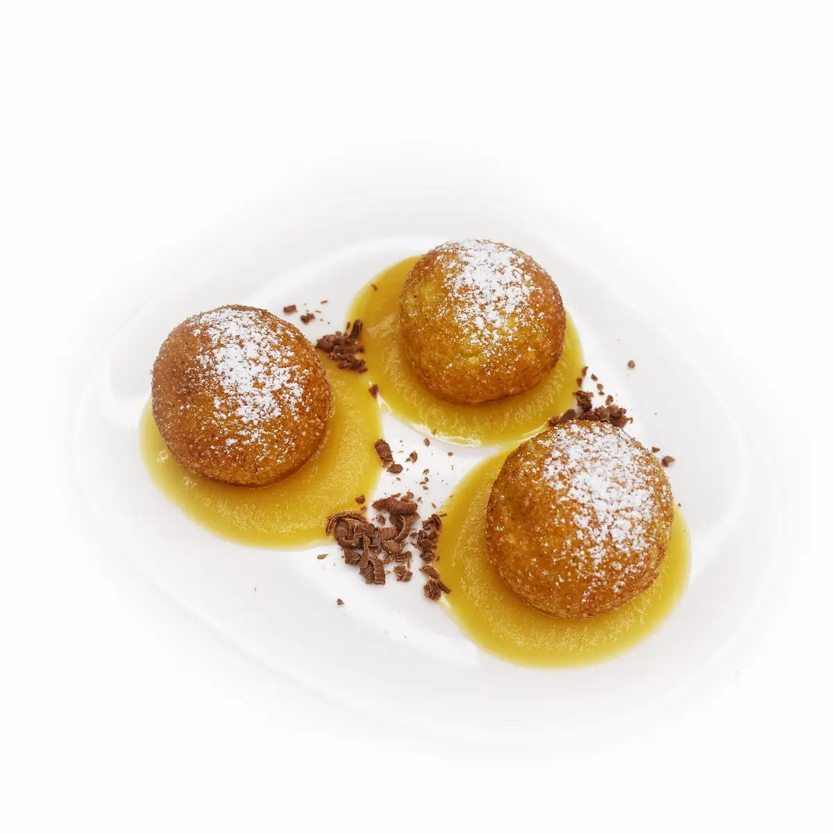 Hausgemachte Gebackene Nougatknödel