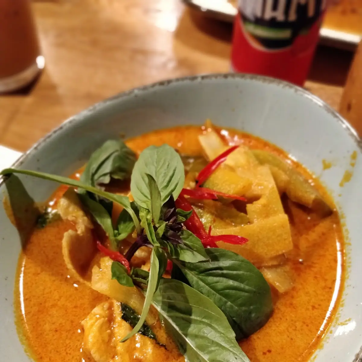 Rindfleisch Mit Rotem Curry