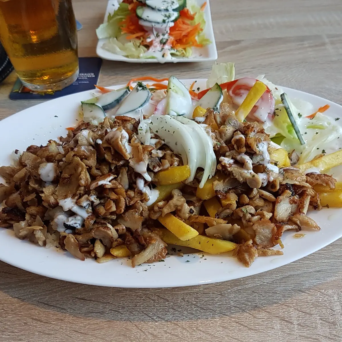 Kepa Mit Reis Od Pommes U Salat