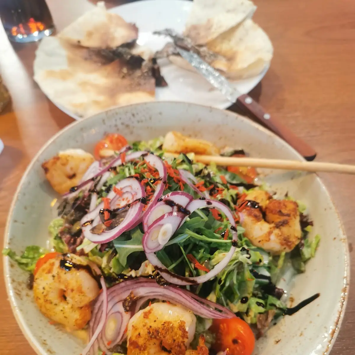 Blattsalate Mit Skampi