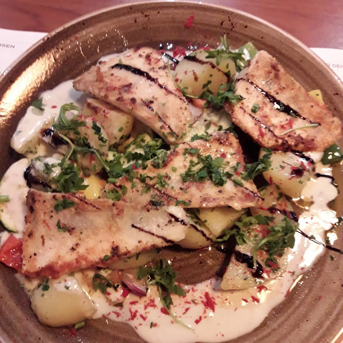 Gebratenes Zanderfilet