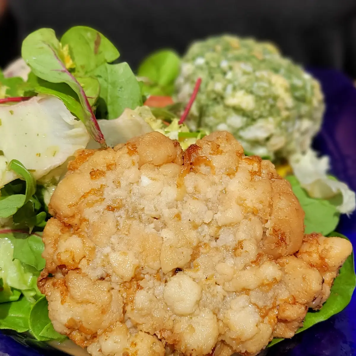 Knödeltrio Mit Salat