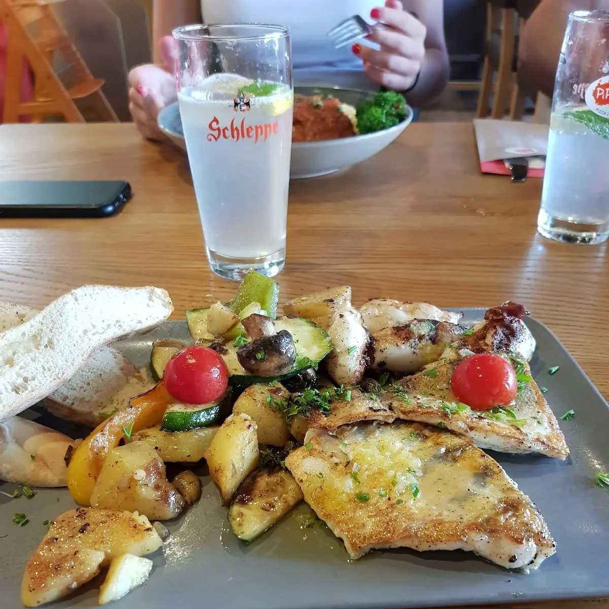 Fischduett Zander Und Kalamari