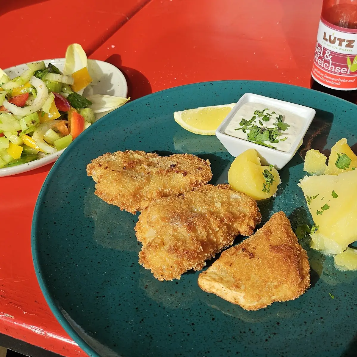 Sellerieschnitzel Mit Salat