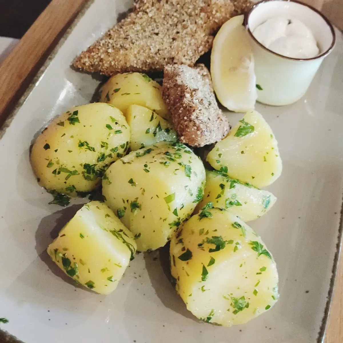 Zander In Kürbiskernpanade