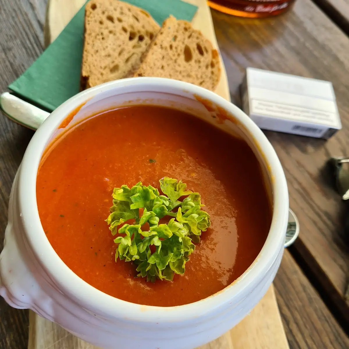 Kalte Tagessuppe