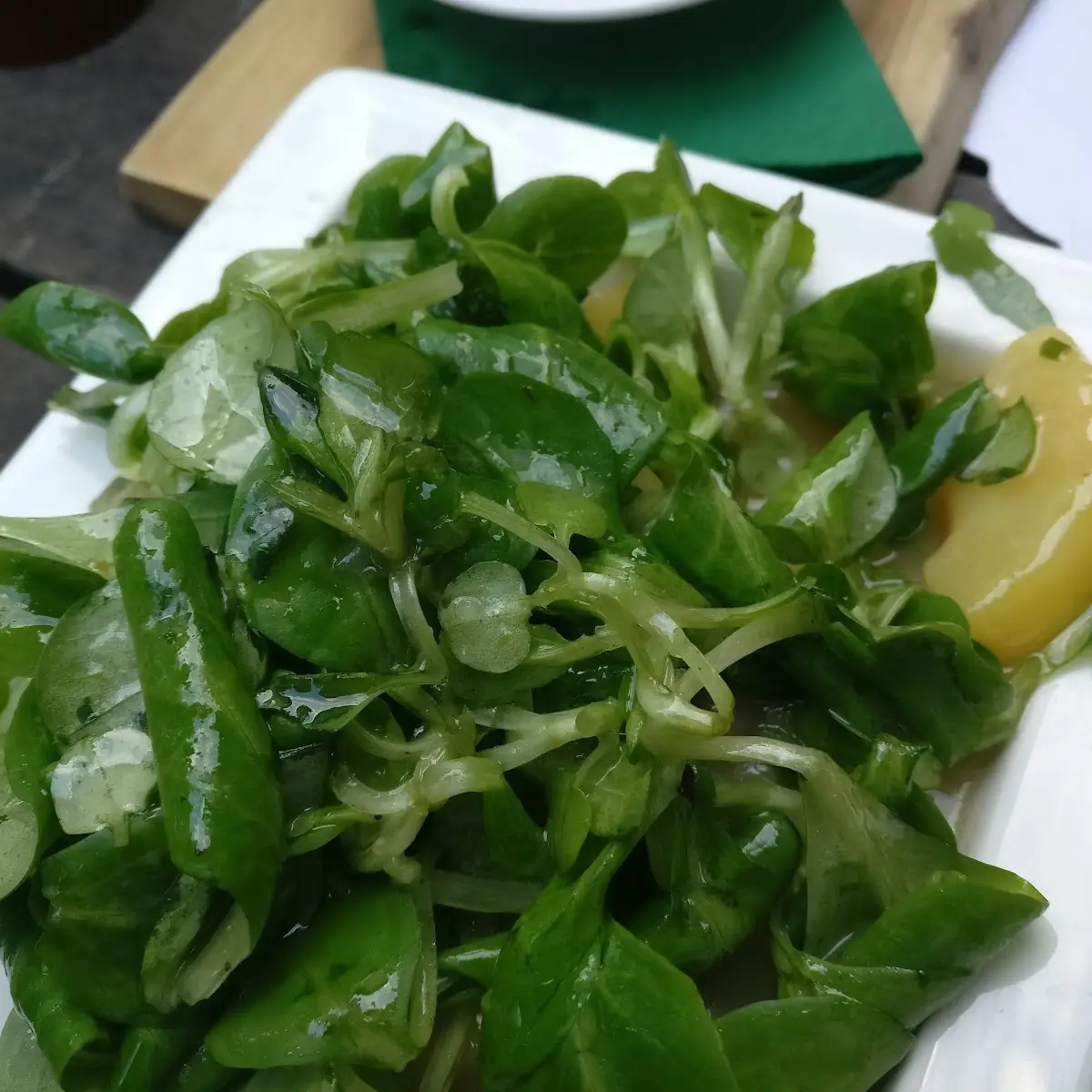 Kartoffel- Mit Vogerlsalat