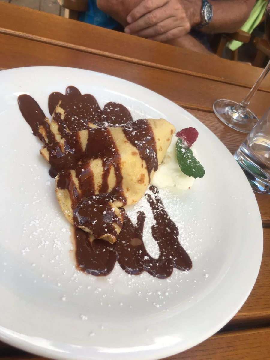 Eis Mit Schoko Donut
