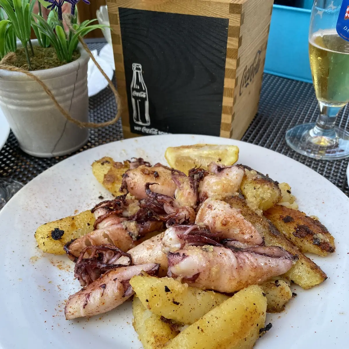 Gegrillte Calamari