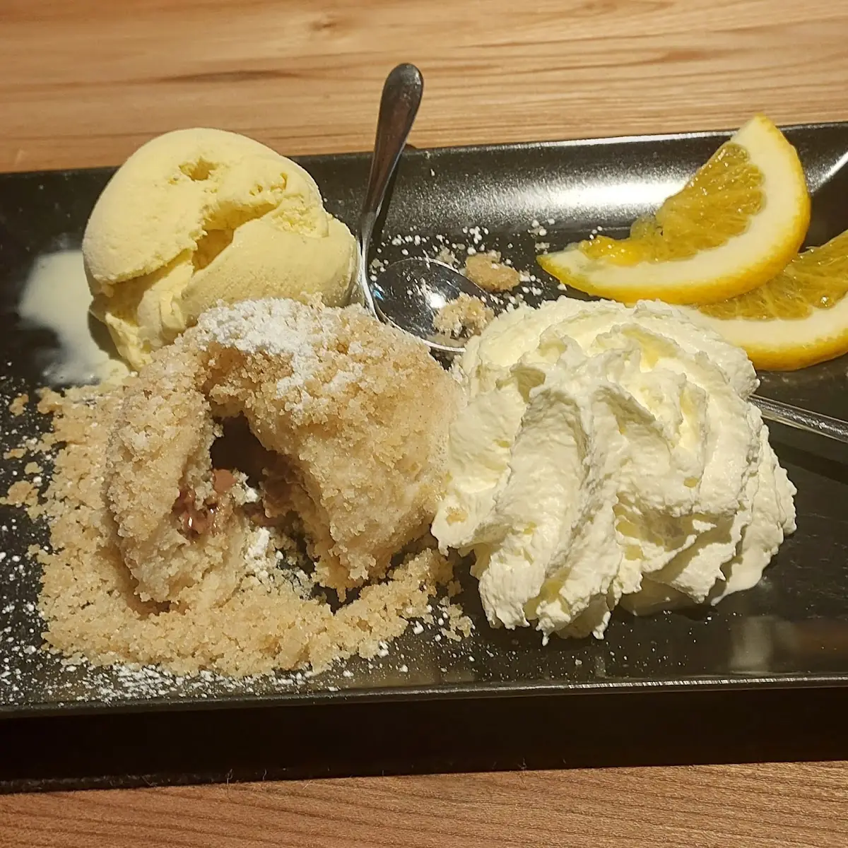 Vanilleeis Und Sahne