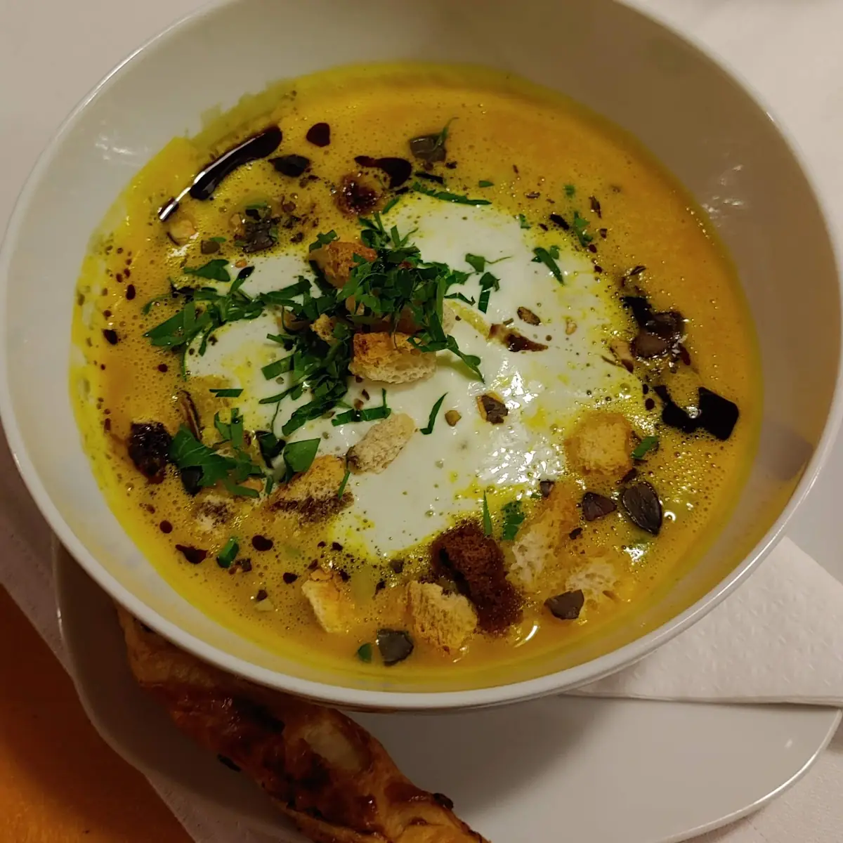 Kürbiscremesuppe