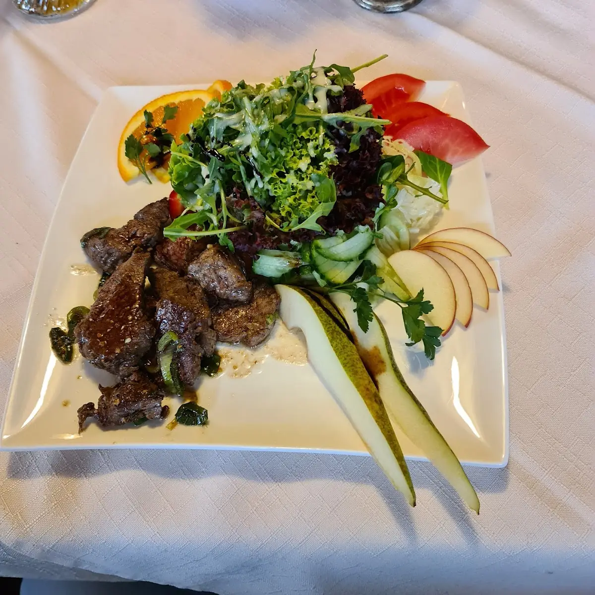 Fitnesssalat Mit Rinderstreifen