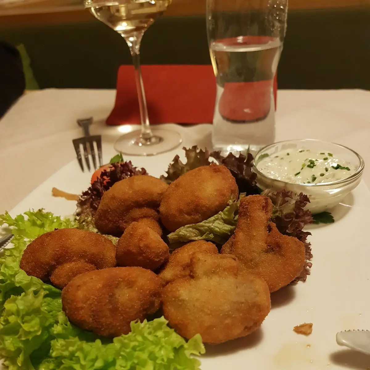 Gefrituurde Champignons