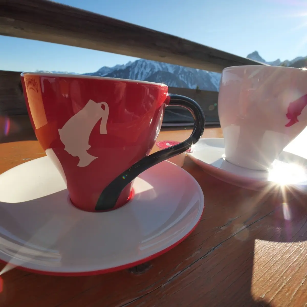 Kaffee Und Milchkaffee