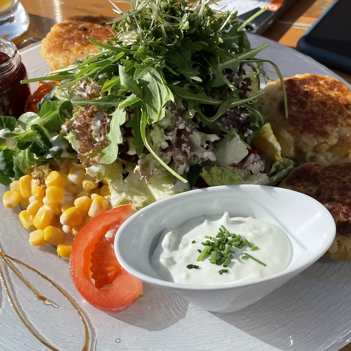 Salat Mit Kaspressknödel
