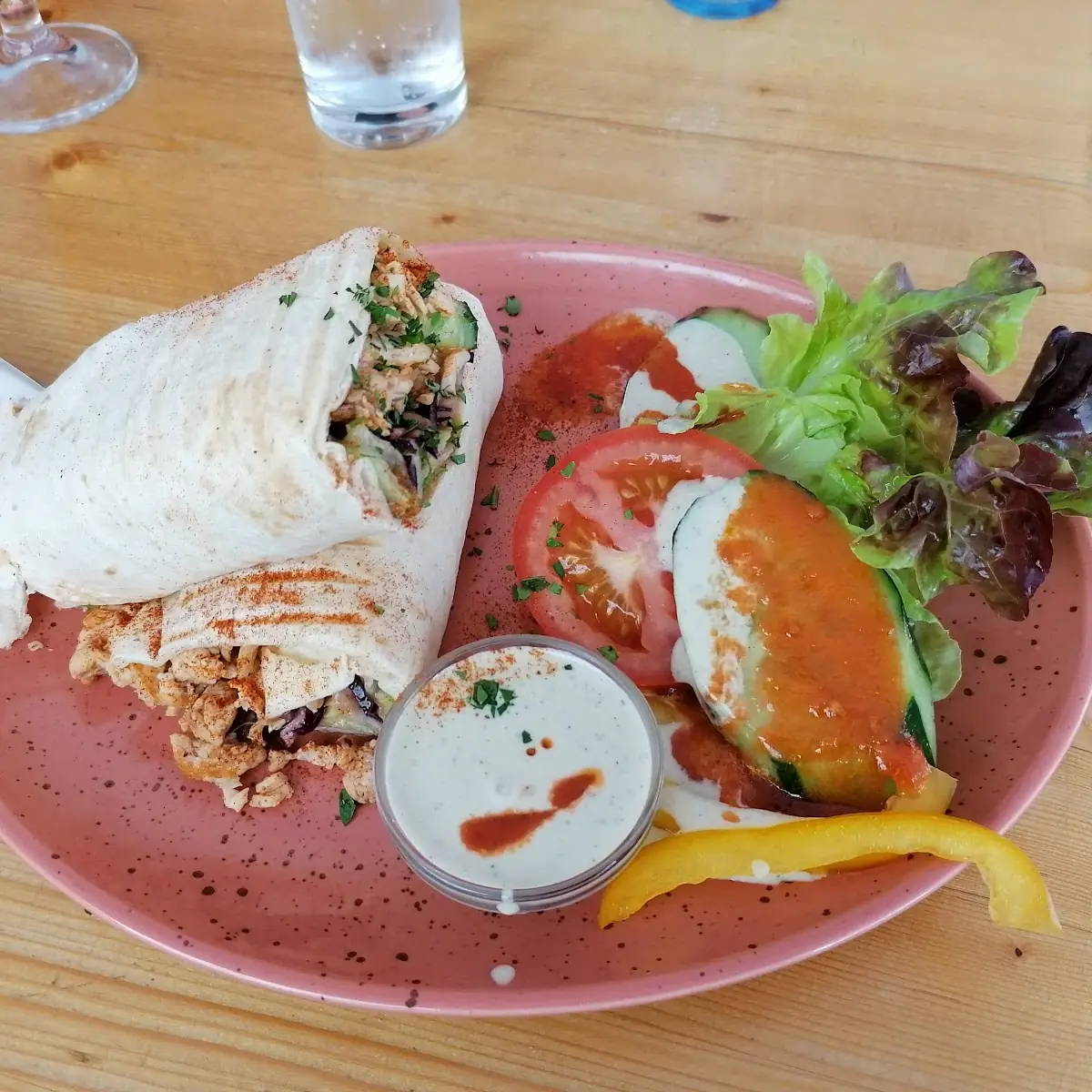 Chicken Satay Wrap