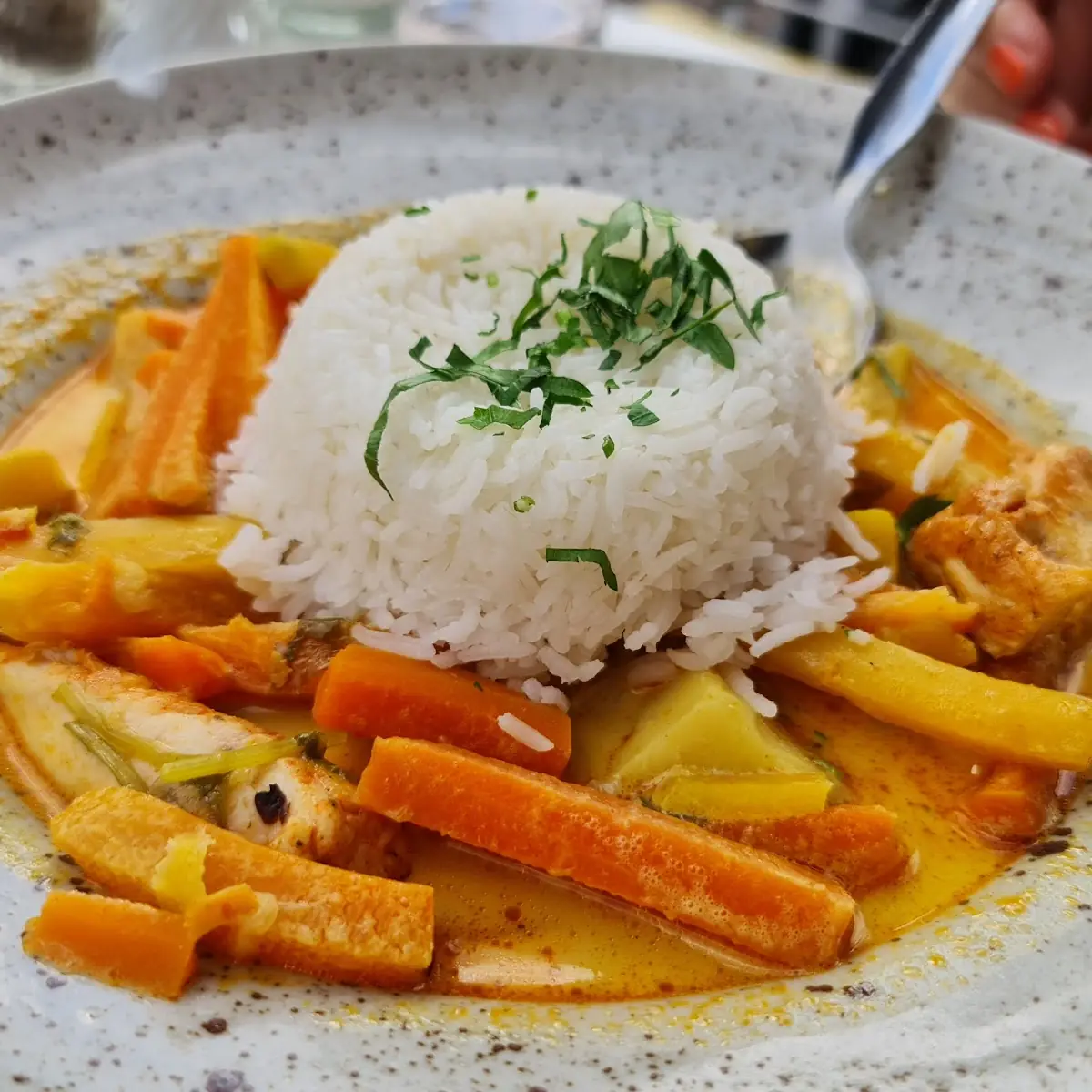 Thailändisches Hähnchen-curry