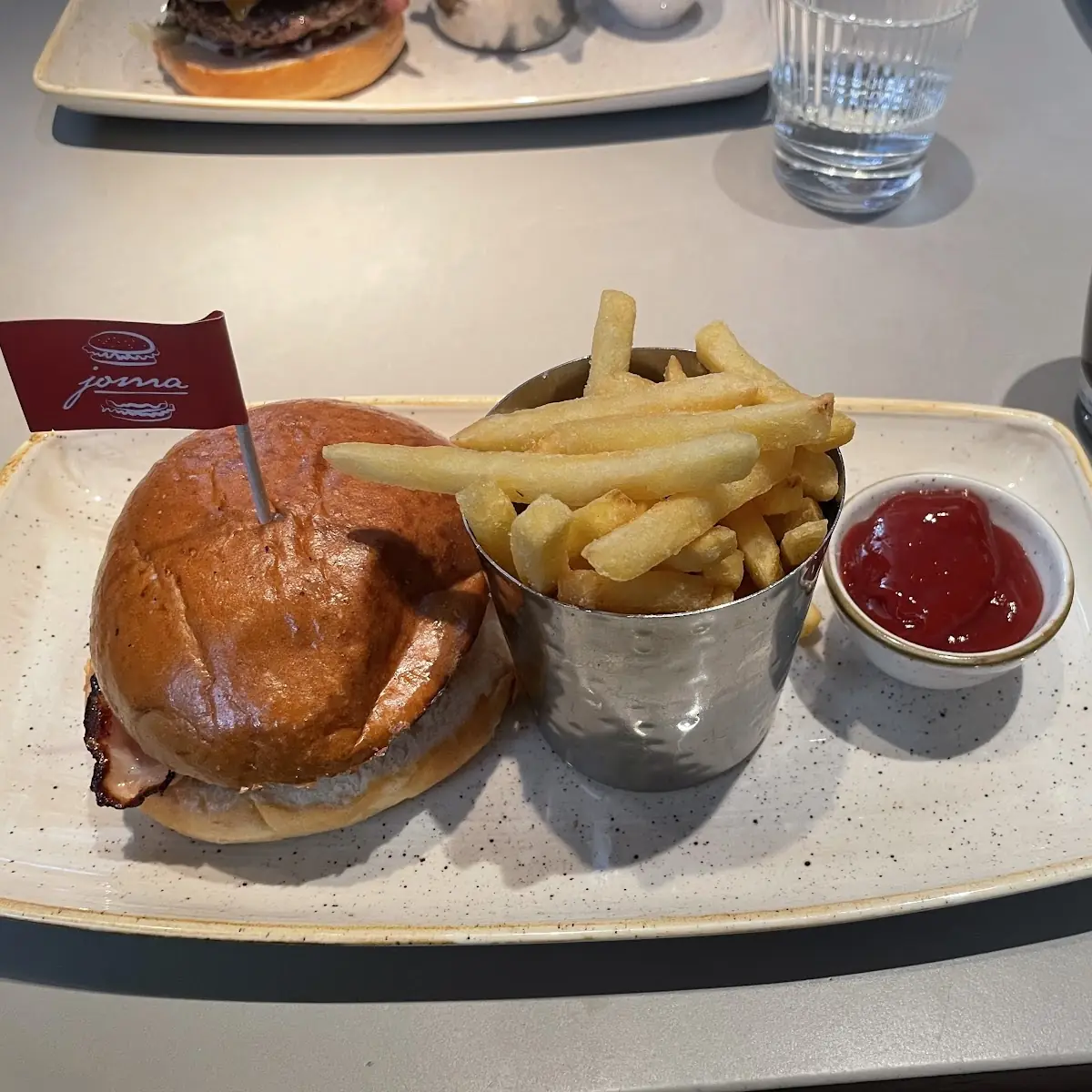 Wagyu Beef Burger and Fries