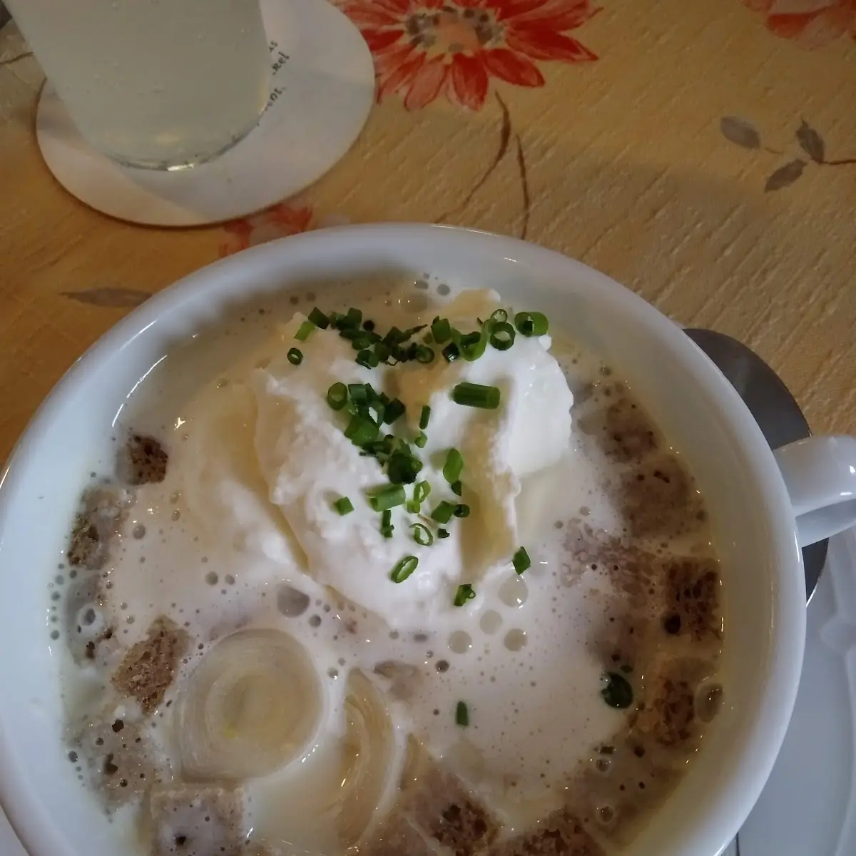 Knoblauchcremesuppe