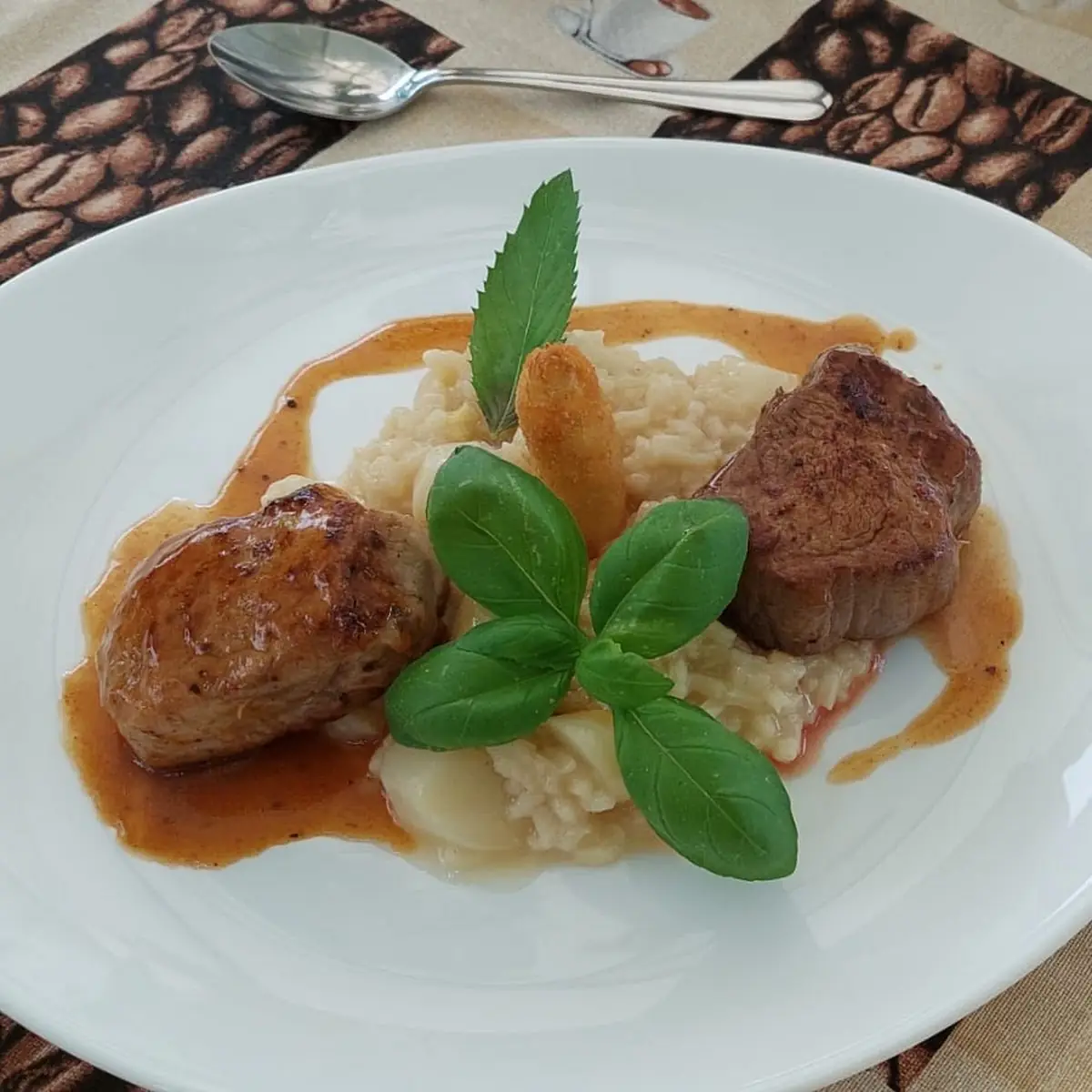 Spargelrisotto Mit Medaillons