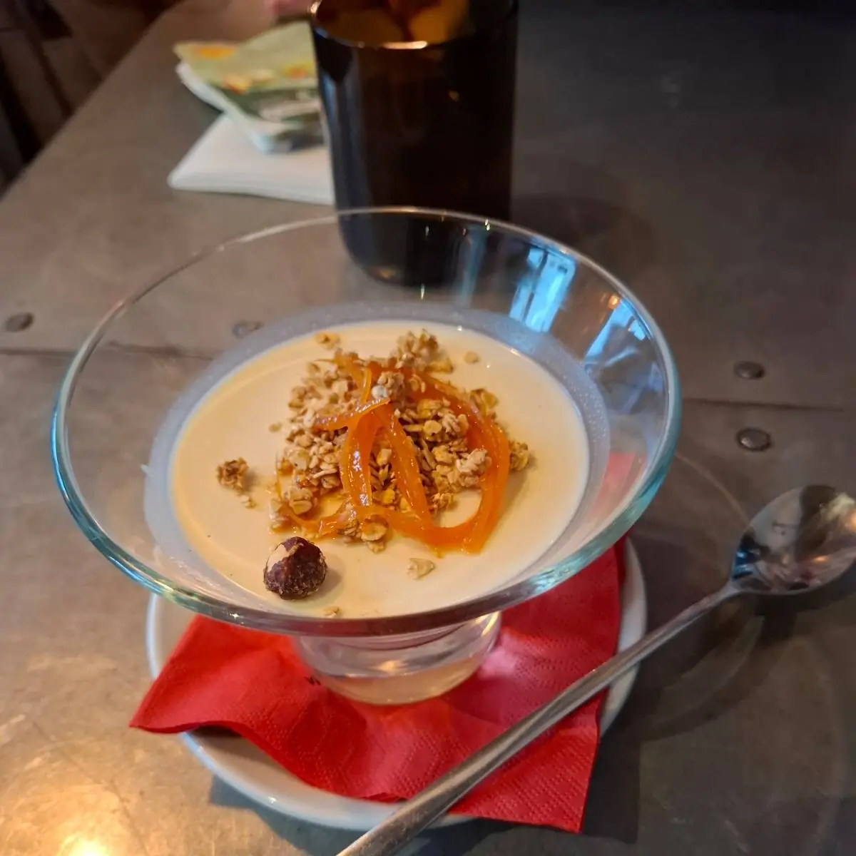 Panna Cotta Alla Cannella E Salsa All'arancia