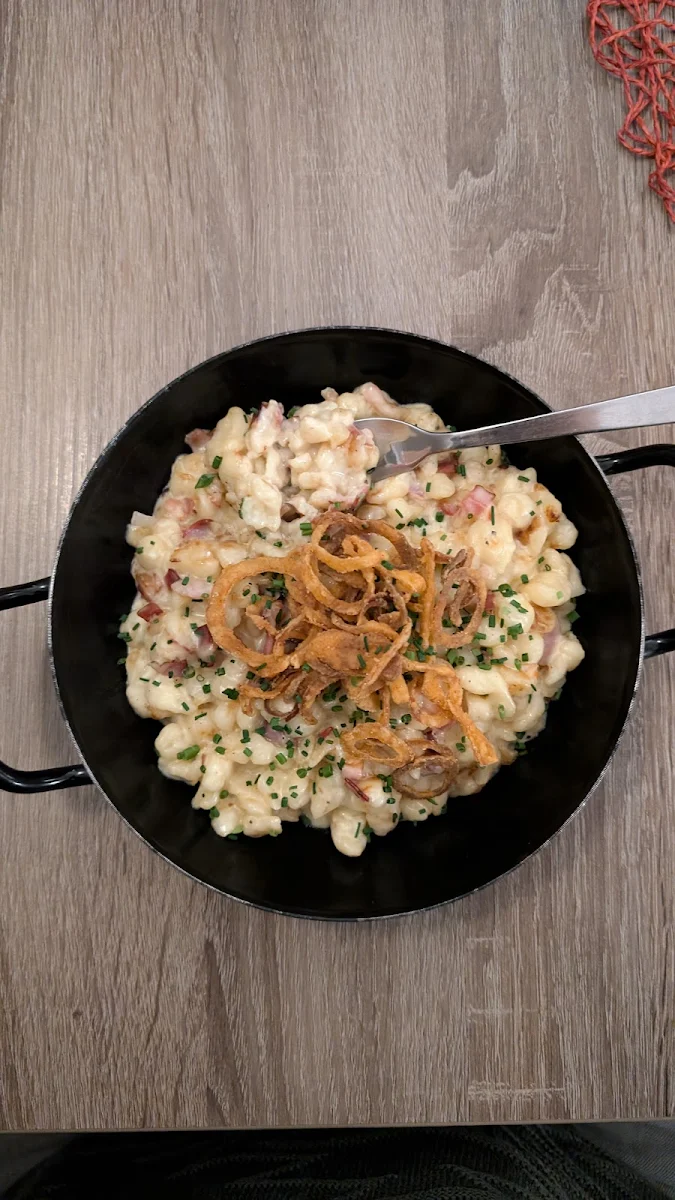 Spätzle Mit Käse Und Speck