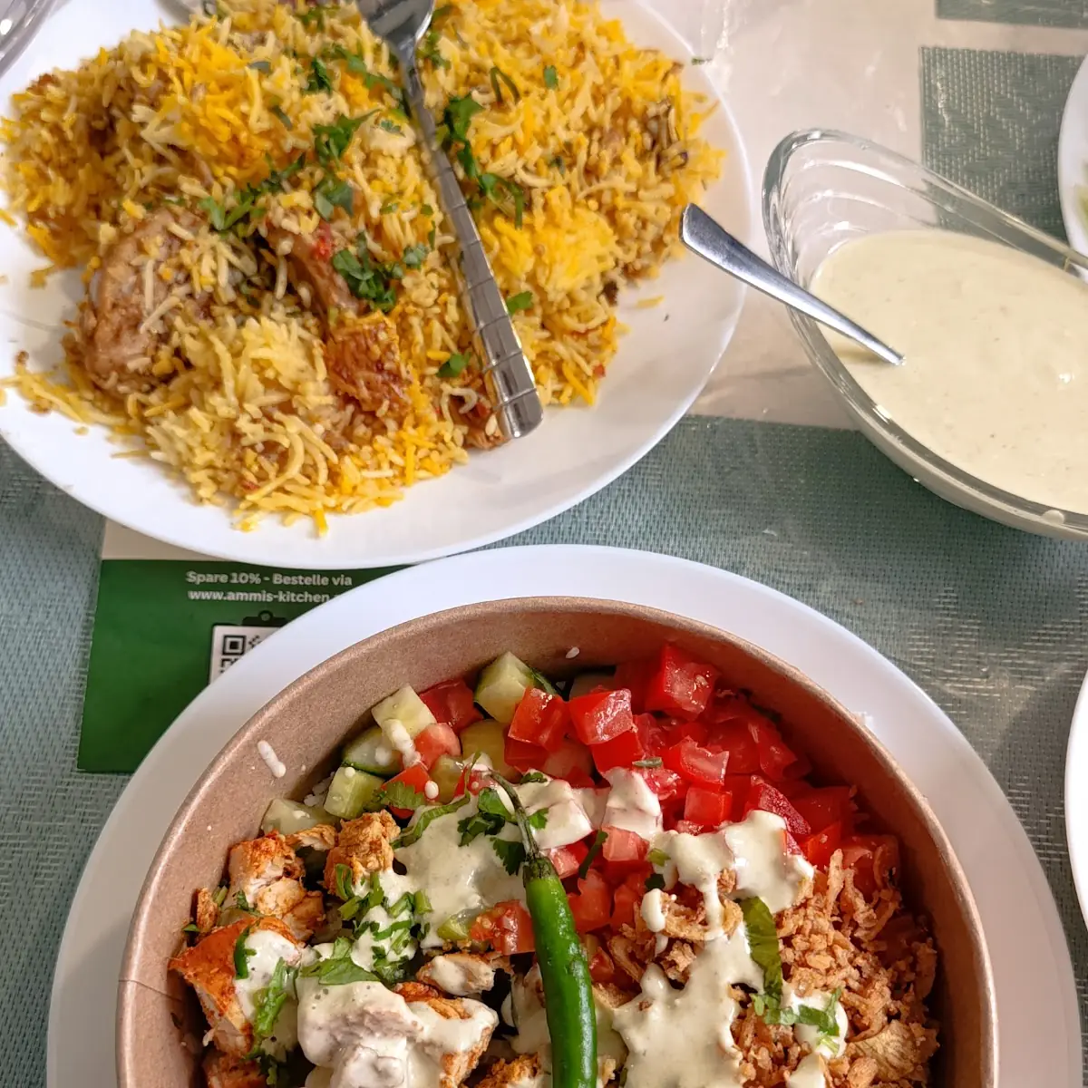 Ammi's Signature Tandoori Chicken Bowl