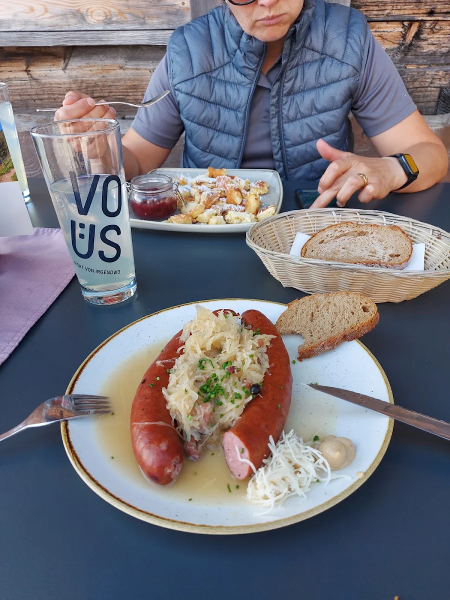 Kaiserschmarren Hauswurst