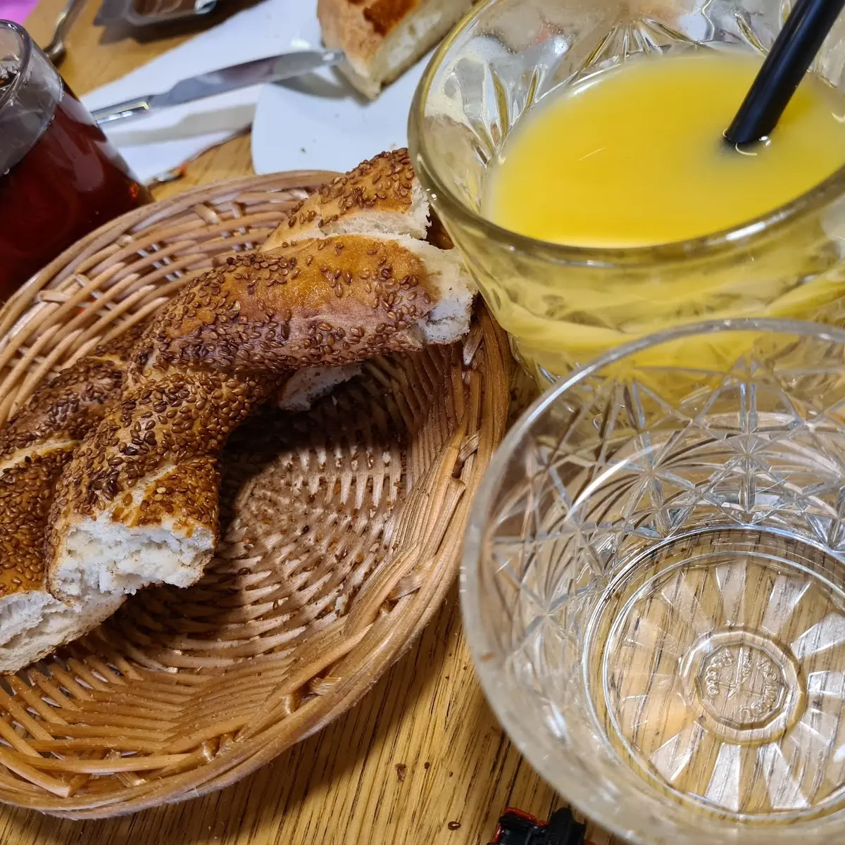 Simit Orange Saft Und Tee