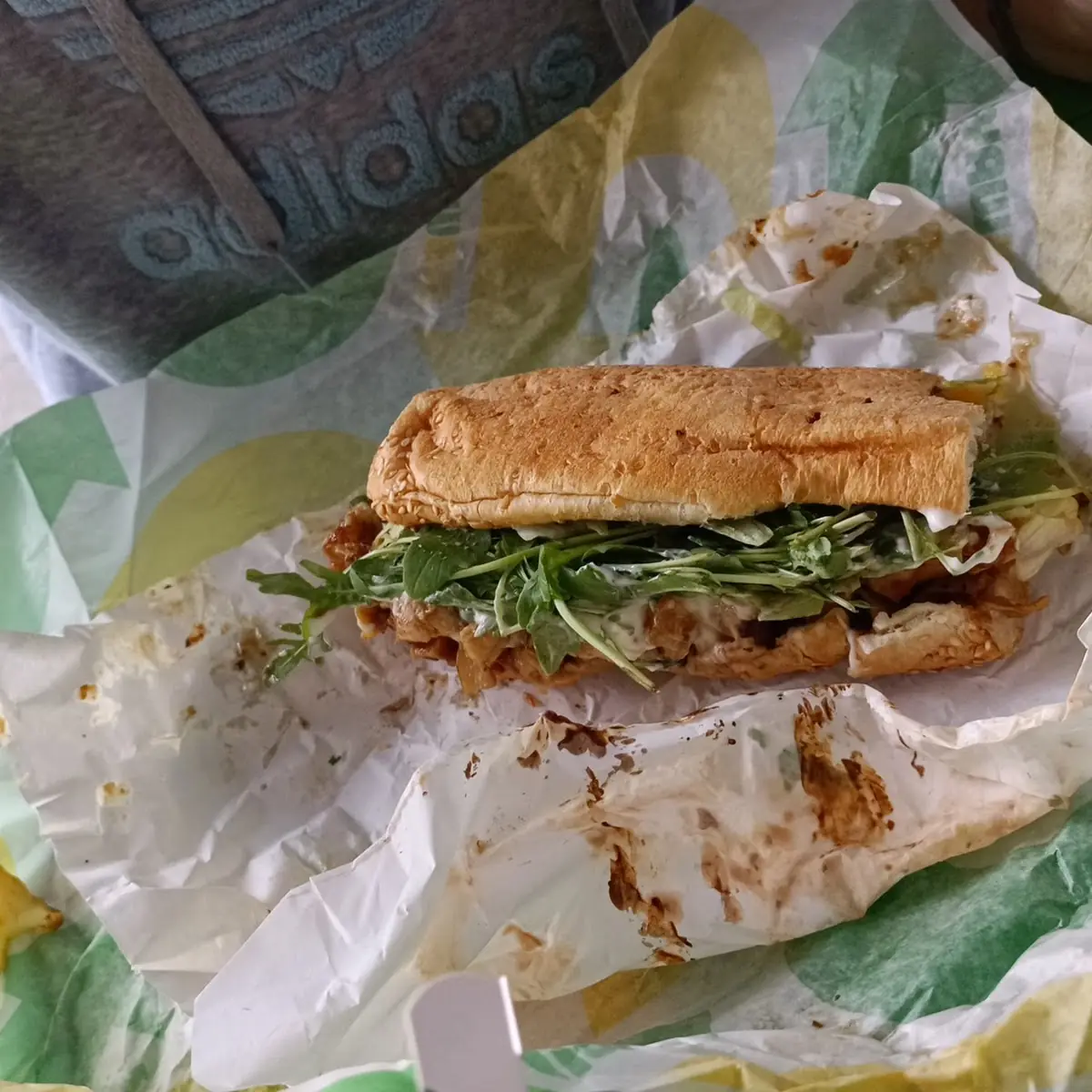 Halb Sesam Brot Mit Teriaky