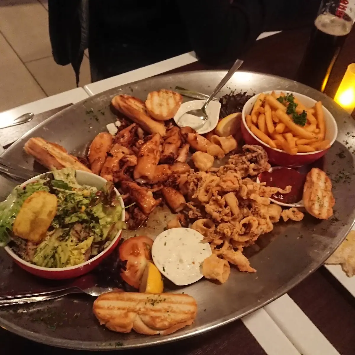 Calamari Platte Für Zwei