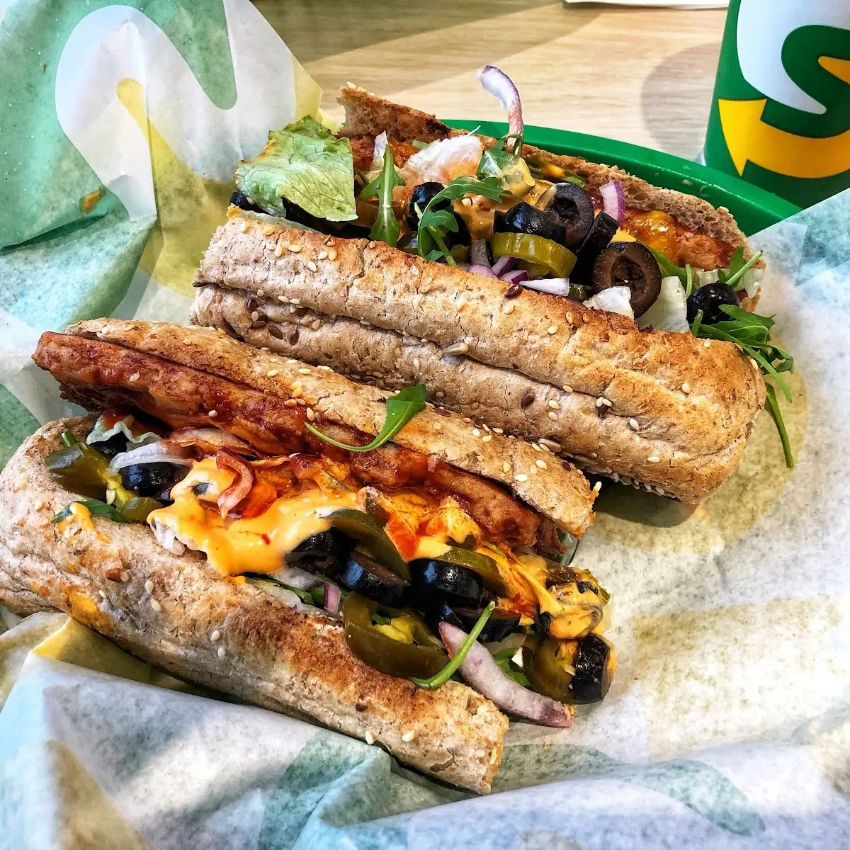 BBQ Rib Sub with Cheddar and Others